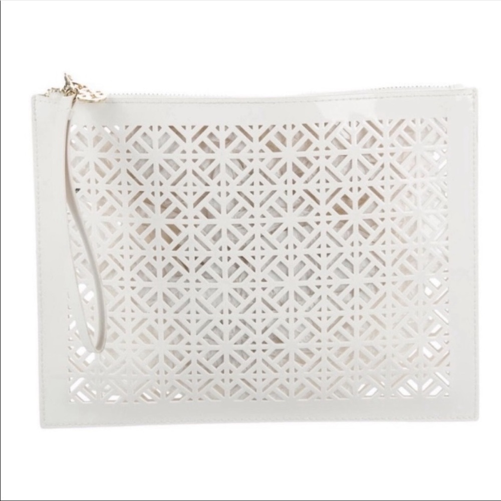Laser Cut Tori Burch Clutch